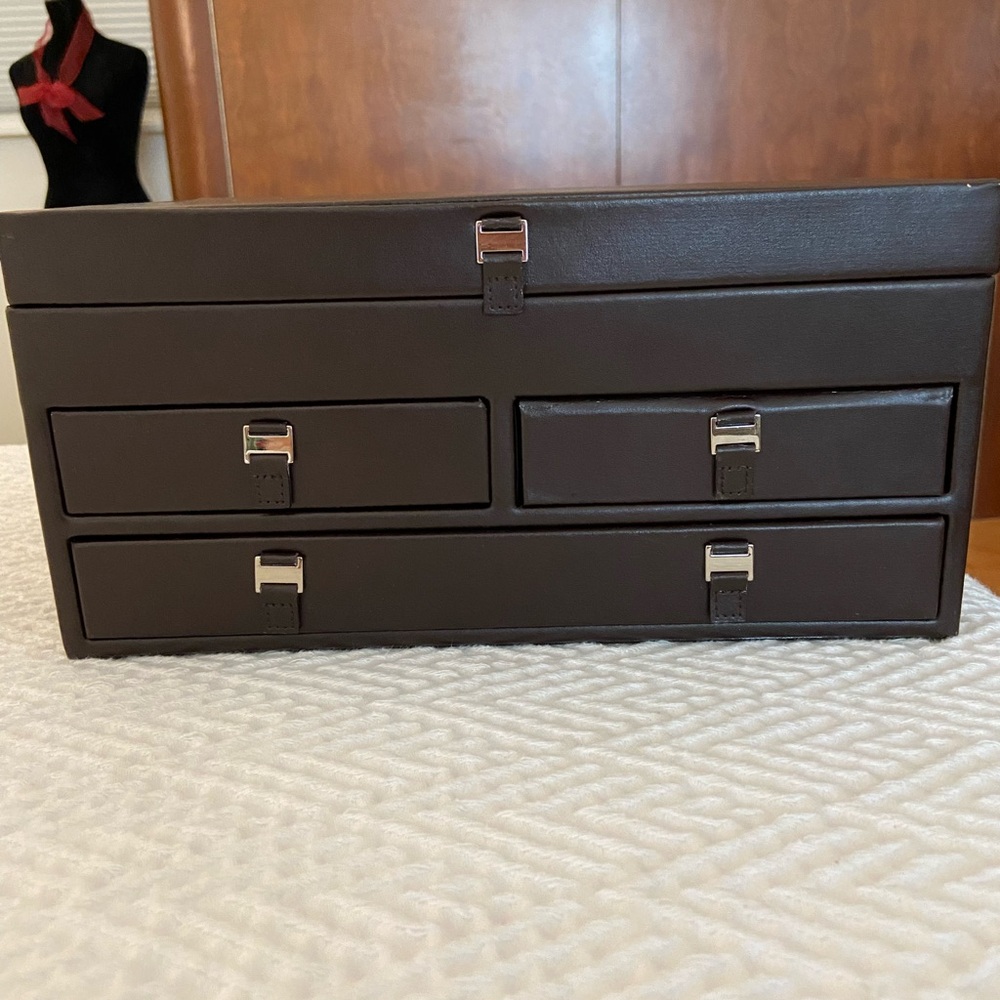 Red Envelope Leather Jewelry Box